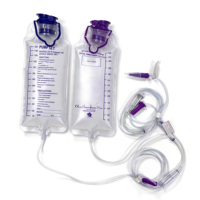 Nouvel ensemble de pompe et de poche de perfusion par gravité pour alimentation entérale médicale 1000ml/1200ml certifié CE