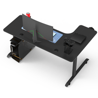 Escritorio para Juegos en Forma de L Wquantum, Mesa para Computadora Gamer, Escritorio para Videojuegos