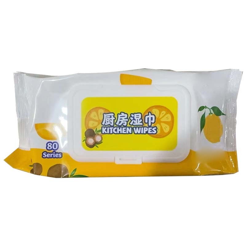 Wet Tissue Biodegradable Disinfectant Wipes Flushable