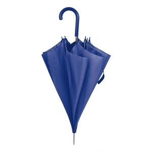 Ombrello Blu con Manico in PVC, Doppia Calotta, 106 cm, Apertura Automatica/Semi-Automatica, Design Tradizionale - Ideale per Promozioni - Product Image 2