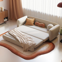 Nouveau canapé-lit pliable en velours pour salon, gain de place, 2 places, en vente