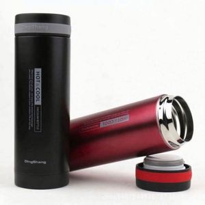 Gobelet isotherme en acier inoxydable Bot&Cool vert avec couvercle - Product Image 4