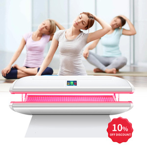 Cama <span class=keywords><strong>de</strong></span> Terapia <span class=keywords><strong>de</strong></span> Luz Roja NIR Suyzeko Med Spa con Luz LED <span class=keywords><strong>de</strong></span> 635nm 810nm 880nm para Recuperación Deportiva, Espalda, Articulaciones, Rostro y Cuello - Product Image 1