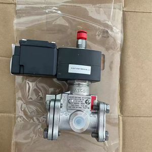 Vanne solénoïde ASCO 220VAC 24VDC à trois voies, type piloté, pour vapeur, eau, air, hydrogène, oxygène - Product Image 1