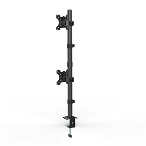 Nuevo Soporte Ergofirst para <span class=keywords><strong>2</strong></span> Monitores de 32 Pulgadas, Articulado Verticalmente, de Acero, con Capacidad de 8 kg, Inclinable y Giratorio, Color Negro - Product Image 1