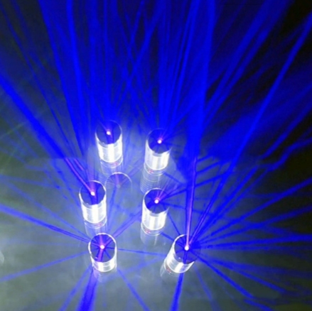 Luces azules