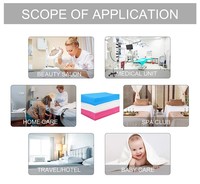 Draps jetables pour table de massage et d'examen, en SMS non-tissé, haute ventilation, pour salons de beauté et hôpitaux