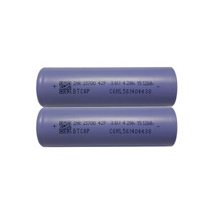 BTCAP 21700平顶锂离子电池42P 4200毫安时3.6伏1000循环电池组和无人机 - Product Image 3
