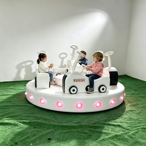 Manège souple pour enfants, équipement de divertissement rotatif pour fêtes, centres commerciaux et écoles maternelles, carrousel souple pour enfants - Product Image 1