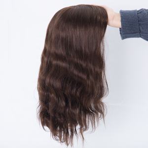 شعر مستعار أوروبي ريمي عذراء، قطعة علوية كبيرة الحجم 10x10 بدانتيل أمامي، قطع شعر علوية من شعر بشري طبيعي كامل الكثافة للنساء - Product Image 4