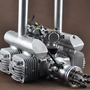 Modèle d'avion télécommandé à moteur à essence DLA 128CC à quatre cylindres, avion RC à grande envergure à aile fixe alimenté à l'huile - Product Image 3