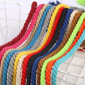 10mm-20mm stretta e morbida corda di cotone di colore naturale 100% per tutti i tipi di funzioni decorazione negozio impacchettato con corde intrecciate a mano - Product Image 2