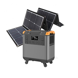 Estación de Energía Portátil, Batería UPS para Casa, Camping y Exteriores, 5376 Wh, 3000 W, Energía Solar, Arranque de Coche, Onda Sinusoidal Pura, MPPT T50&UC400, Alta Capacidad - Product Image 1