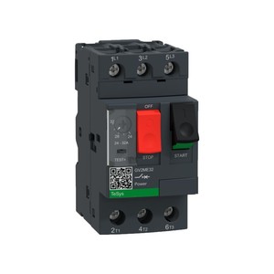 Disjoncteur de circuit moteur Gv2me, 3 pôles, 32A, montage sur rail DIN pour la protection du démarrage du moteur - Product Image 1