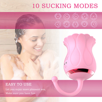 Würfel-Sauggerät Brustmassage Vulvar-Stimulation Vibrator für Frauen 10 Frequenzen IPX7 Wasserdicht USB Wiederaufladbar