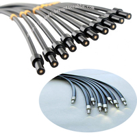 50um 70um 200um Serat Optik Tunggal Untuk Kabel Bundel Serat Optik Silika Terfusi 1mm 2mm 3mm 4mm Bundel Serat Kaca Silikon