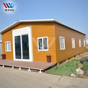 Tempered Glass Small Prefabricated With Glass Detachable Flat Pack Container House With Gable Roof Gympie