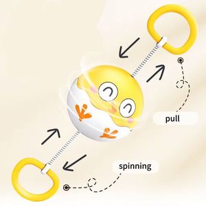 Custom Fidget Toy-Flashy Pull-<b>String</b> Whistling <b>Ball</b> - Cute Cartoon Design, Portable Stress-Relief Toy for Kids - Product Image 6