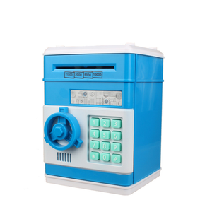 Hot plastic toys manufacturer customized Multicolor Atm piggy bank money toy bank safe money box shape piggy bank