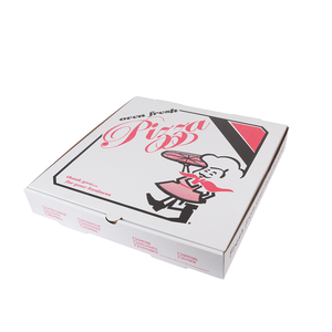 Caja de pizza barata Fábrica China Caja de embalaje de pizza corrugada Logotipo impreso Caja De Pizza Caja De 40x40 Caja para pizzería - Product Image 5