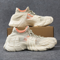 Chaussures de course et de marche légères pour hommes, respirantes, en mesh, printemps/été, avec fermeture à boucle