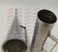 Viscosímetro de Embudo Marsh, Embudo de Acero Inoxidable, Vaso Medidor