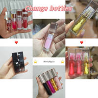 Grosse Brosse 30 Couleurs Changeantes Huile à Lèvres Pigmentée Magique Hydratante Parfumée Fruits Transparente Végétalienne Rose Gloss Repulpant