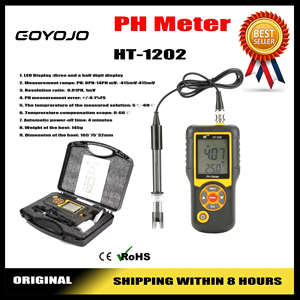เครื่องวัดค่า pH ดิจิตอล HT-1202 รุ่นขายดี พร้อมเซ็นเซอร์อัจฉริยะ สำหรับการเพาะเลี้ยงสัตว์น้ำ น้ำจืด และการตรวจสอบคุณภาพน้ำ 1 - Product Image 2