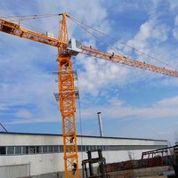 TC7035 Grue à tour Hammerhead 10 tonnes avec roulement de boîte de vitesses moteur haute efficacité pour la construction de bâtiments en Arabie Saoudite