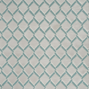 Alfombra de textura de celosía geométrica de tendencia de decoración moderna para el hogar 2025 con juego de alfombra de área con patrón de eslabones de cadena tejida abstracta - Product Image 1