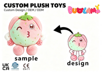 Jouet en peluche personnalisé, forme adorable, pour bébé, compagnon, cadeau de vacances, jouet en peluche