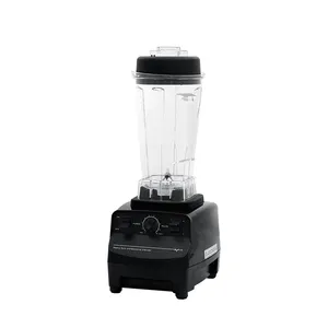 Liquidificador industrial de frutas 5L, recipiente de vidro multifuncional para aquecimento de hotéis, misturador industrial com 220V 2L, novo, 1500W