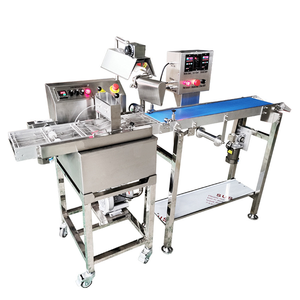 Macchina Automatica Continua da 15L per Temperaggio e Ricopertura di Cioccolato, Linea di Produzione Triplo Cioccolato - Product Image 4