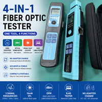 Synsensor A-40 4'ü 1 Arada Fiber Optik Test Cihazı Fiber Tanımlayıcı OPM VFL RJ45 Kablo Test Cihazı DC 5V 10mW FTTH Canlı Fiber Dedektörü