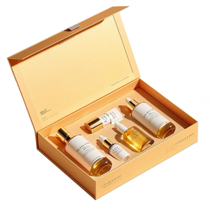 Direktlieferung ab Werk B2B Großhandel Maßgefertigte Kraftpapier Hautpflege-<span class=keywords><strong>Set</strong></span> Verpackung Kostenlose Muster Kosmetik Hautpflegeboxen Papierboxen - Product Image 5