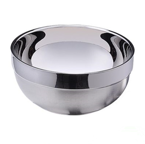 Bol en acier inoxydable SUS 304 à double paroi, isolation thermique, bol en acier inoxydable de haute qualité SUS 316 SUS 316L, anti-brûlure - Product Image 5