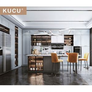 Set di Mobili da <span class=keywords><strong>Cucina</strong></span> Economici in MDF per Piccole Cucine, Design Interno di Guangzhou - Product Image 4
