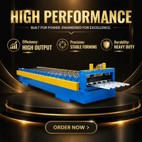 Machine de formage à froid automatique pour tôles de toiture en fer de 0,3 à 0,6 mm pour la construction de toitures