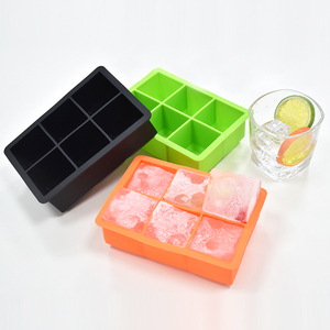Hot Sale Bpa Free Food Grade Silicone Square Ice Cube Tray Custom Logo Reusable Stackable For Home Kitchen - Product Image 4