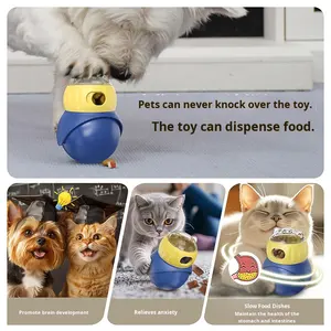 Evcil Hayvan Malzemeleri Yeni Sıcak Fırsat: Tumbler Baykuş Mama Sızdırmaz Bulmaca Kedi Oyuncağı - Product Image 4