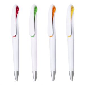 Stylos à bille promotionnels en plastique personnalisés avec logo, vente chaude, pour cadeaux promotionnels - Product Image 1