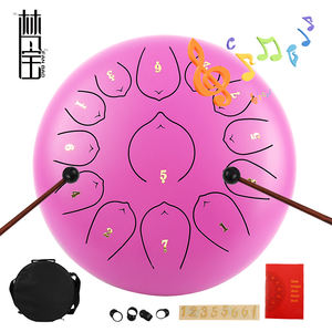 Op Maat Gemaakte 12-Inch Muziekstaal Tong Drumstel Voor Volwassenen 13-Tone Heldere Etherische Geluiden Schoon Hand Instrument Metalen Materiaal - Product Image 1