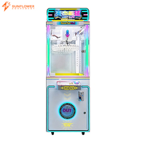 Machine à pinces économique pour la distribution de cadeaux, jeu d'arcade à grue à pinces, carrousel rotatif, pour centre commercial et salle d'arcade