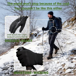 Su Geçirmez Polyester Bisiklet Eldivenleri Kışlık Dokunmatik Ekran Kaymaz Ergonomik El Tutuşları Hafif Nefes Alabilen Bisiklet Eldivenleri Toplu - Product Image 3