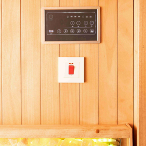 Diseño moderno infrarrojo lejano gimnasio <span class=keywords><strong>Toga</strong></span> Sauna habitación OEM personalizable madera maciza cicuta con fábrica SAA FSC EMC calefacción eléctrica - Product Image 3