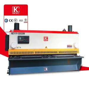 Shearer Kingball QC11K 6X6200 Guillotine Steel Plate Shearer With E21S Controller CNC Hydraulic Shearing Machine