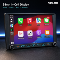 Lecteur multimédia automobile OLED 9 pouces avec DSP, GPS, double bouton rotatif, boutons physiques, Wi-Fi intégré et écran tactile pour mise à niveau du tableau de bord