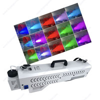 Machine à fumée portable compacte et légère, nébuliseur à main, LED couleur, distance de jet de 5 à 6 m, 1500 W, événements de mariage, matériau en fer