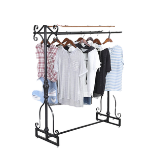 Estante de ropa de pie de metal de un solo nivel, soporte de exhibición para ropa - Product Image 2