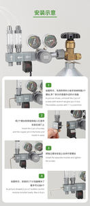 WYIN AQUA Aquarium Dual Gauge <span class=keywords><strong>CO2</strong></span> Reguladores de Pressão Conector Rápido Válvula Solenóide Valor-Redução <span class=keywords><strong>CO2</strong></span> para Aquário - Product Image 6